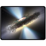 HIDDEN BLACK HOLE Double Sided Fleece Blanket (Large)  80 x60  Blanket Front