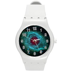 Helix Nebula Round Plastic Sport Watch (m) by trendistuff