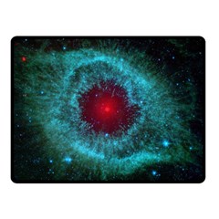 Helix Nebula Double Sided Fleece Blanket (small)  by trendistuff