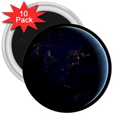 Global Night 3  Magnets (10 Pack)  by trendistuff