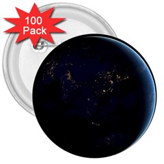 Global Night 3  Buttons (100 Pack)  by trendistuff