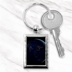 Global Night Key Chains (rectangle)  by trendistuff