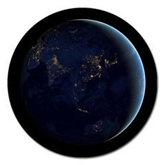 Global Night Magnet 5  (round) by trendistuff