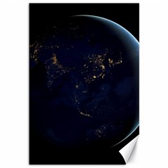 Global Night Canvas 12  X 18   by trendistuff