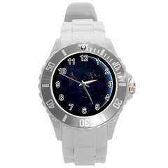 Global Night Round Plastic Sport Watch (l) by trendistuff