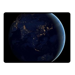 Global Night Double Sided Fleece Blanket (small)  by trendistuff