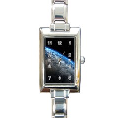 Earth Orbit Rectangle Italian Charm Watches by trendistuff