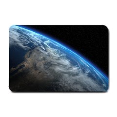 Earth Orbit Small Doormat  by trendistuff