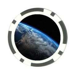 Earth Orbit Poker Chip Card Guards by trendistuff