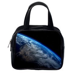 Earth Orbit Classic Handbags (one Side) by trendistuff