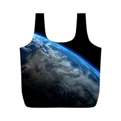 Earth Orbit Full Print Recycle Bags (m)  by trendistuff