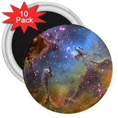 Eagle Nebula 3  Magnets (10 Pack)  by trendistuff