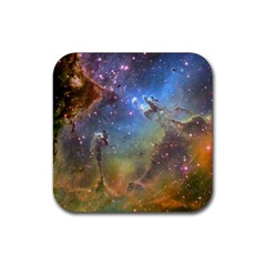 Eagle Nebula Rubber Coaster (square)  by trendistuff