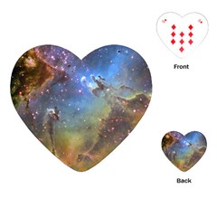 Eagle Nebula Playing Cards (heart)  by trendistuff