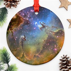 Eagle Nebula Round Ornament (two Sides)  by trendistuff