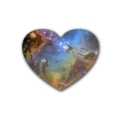 Eagle Nebula Heart Coaster (4 Pack)  by trendistuff