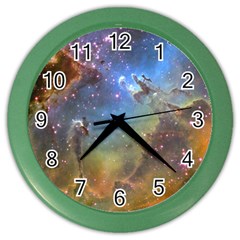 Eagle Nebula Color Wall Clocks by trendistuff