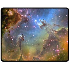 Eagle Nebula Fleece Blanket (medium)  by trendistuff