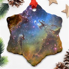 Eagle Nebula Snowflake Ornament (2-side) by trendistuff