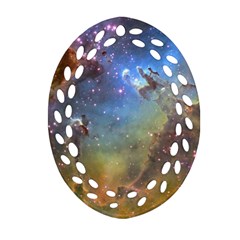 Eagle Nebula Ornament (oval Filigree)  by trendistuff