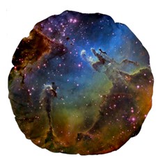 Eagle Nebula Large 18  Premium Round Cushions by trendistuff