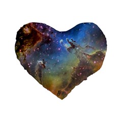 Eagle Nebula Standard 16  Premium Heart Shape Cushions by trendistuff