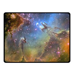 Eagle Nebula Double Sided Fleece Blanket (small)  by trendistuff