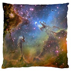 Eagle Nebula Large Flano Cushion Cases (one Side)  by trendistuff