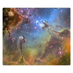 Eagle Nebula Double Sided Flano Blanket (small)  by trendistuff