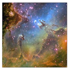 Eagle Nebula Large Satin Scarf (square) by trendistuff