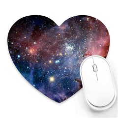 Carina Nebula Heart Mousepads by trendistuff