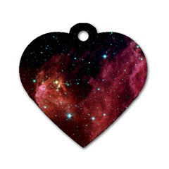 Barnard 30 Dog Tag Heart (one Side) by trendistuff