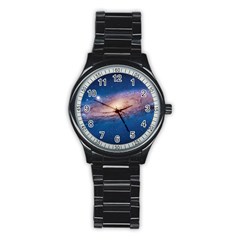 Andromeda Stainless Steel Round Watches by trendistuff