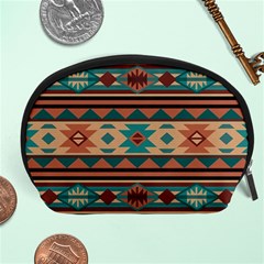 Southwest Design Turquoise And Terracotta Accessory Pouches (large)  by SouthwestDesigns