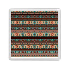 Southwest Design Turquoise And Terracotta Memory Card Reader (square) 