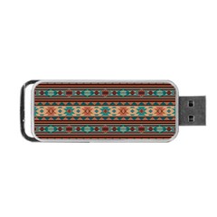 Southwest Design Turquoise And Terracotta Portable Usb Flash (one Side) by SouthwestDesigns