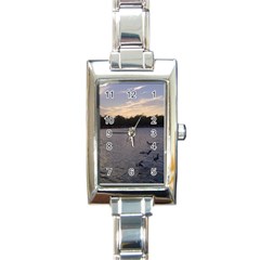 Intercoastal Seagulls 3 Rectangle Italian Charm Watches