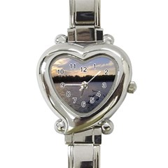 Intercoastal Seagulls 3 Heart Italian Charm Watch