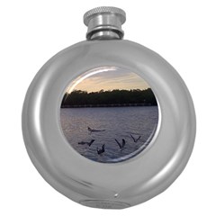 Intercoastal Seagulls 3 Round Hip Flask (5 Oz)