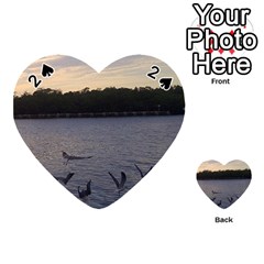 Intercoastal Seagulls 3 Playing Cards 54 (heart)  by Jamboo