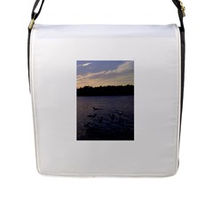 Intercoastal Seagulls 3 Flap Messenger Bag (l)  by Jamboo