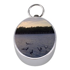 Intercoastal Seagulls 3 Mini Silver Compasses