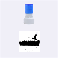 Intercoastal Seagulls 4 Rubber Round Stamps (small)