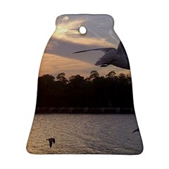 Intercoastal Seagulls 4 Bell Ornament (2 Sides)