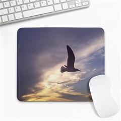 Seagull 1 Large Mousepads by Jamboo