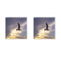 Seagull 1 Cufflinks (square) by Jamboo