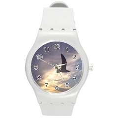 Seagull 1 Round Plastic Sport Watch (m)