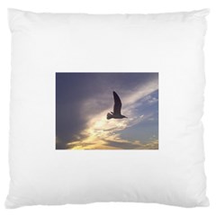 Seagull 1 Large Flano Cushion Cases (two Sides) 