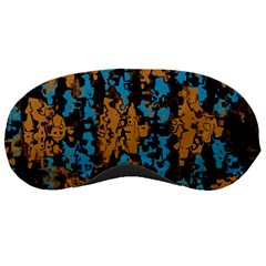 Blue Brown Texture			sleeping Mask by LalyLauraFLM