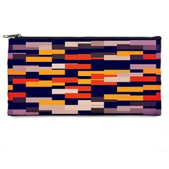 Rectangles In Retro Colors 	pencil Case by LalyLauraFLM